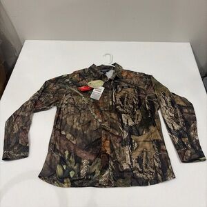 NWT Mens Large Gander Mountain Guide Series Ultra-Air Mesh Camo Shirt ScentCore